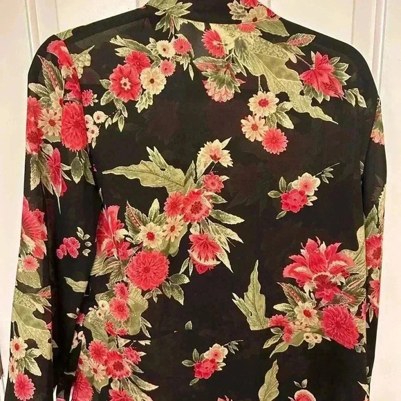 Emma James Floral Blouse Size 10 - Picture 2 of 6